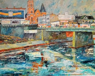 Armondo Dellasanta - Chenango River Bank