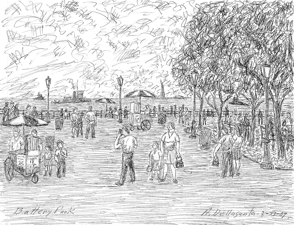Armondo Dellasanta - Battery Park, Sabrett's