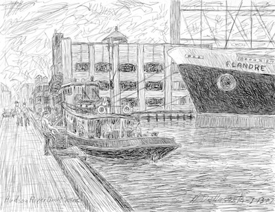 Armondo Dellasanta - Hudson River Pier