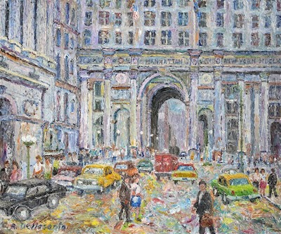 Armondo Dellasanta - Chambers Street, circa 1960, 20x24