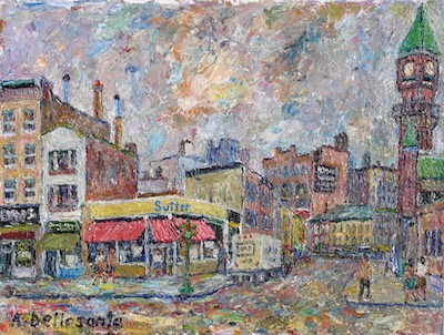 Armondo Dellasanta - Sutter's French Cafe, circa 1960, 12x16