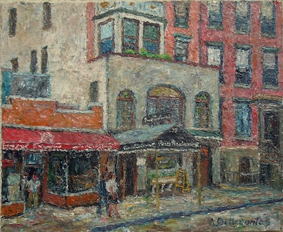 Armondo Dellasanta - Gene's Restaurant, circa 1990, 12x14