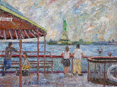 Armondo Dellasanta - Statue of Liberty, circa 1960, 12x16