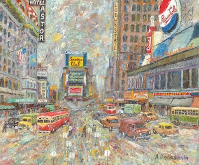 Armondo Dellasanta - Times Square, circa 1960, 20x24