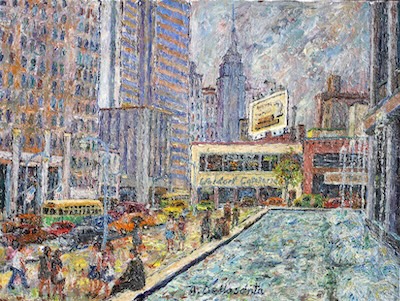 Armondo Dellasanta - Waldorf Cafeteria, circa 1960, 18x24