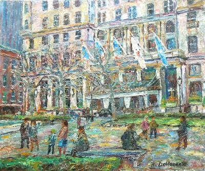 Armondo Dellasanta - Plaza Hotel, circa 1960, 20x24