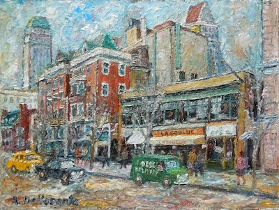 Armondo Dellasanta - La Goulue, circa 1990, 12x16