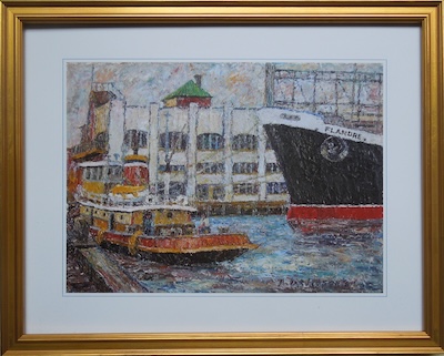 Armondo Dellasanta - Hudson River Pier