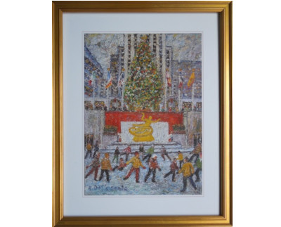 Armondo Dellasanta - Skaters, Rockefeller Center
