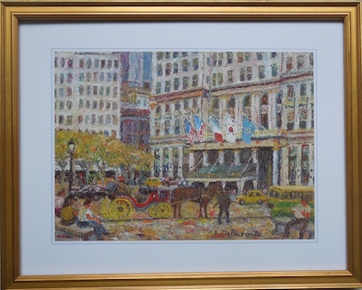 Armondo Dellasanta - Plaza Hotel, Hansom Cab